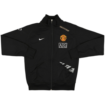 00's nike Manchester united セットアップ　上下 2007-08 Manchester United Nike Track Jacket - 8/10 - (M)