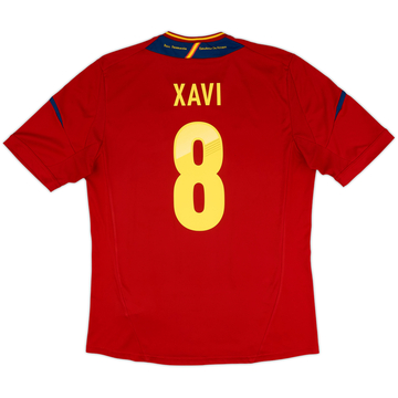 Camiseta de local de España 2011-12 Xavi #8 - 6/10 - (S)