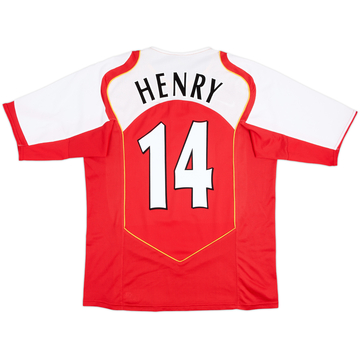 2004-05 Arsenal Home Shirt Henry #14 - 6/10 - (L)