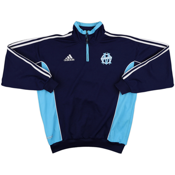 2008-09 Olympique Marseille adidas 1/4 Zip Drill Top - 7/10