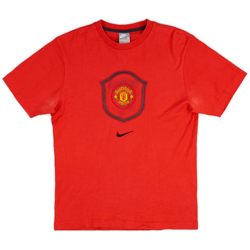 2003-04 Manchester United Nike Cotton Tee - 7/10 - (L)