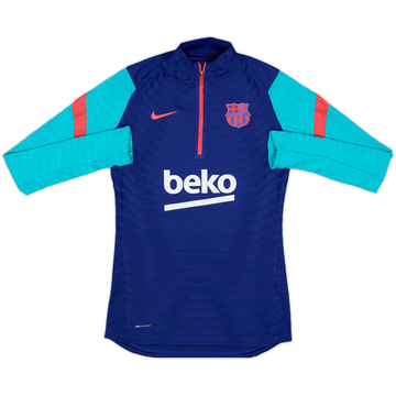 2019-20 Barcelona Nike Vaporknit 1/4 Zip Drill Top - 7/10 - (L)