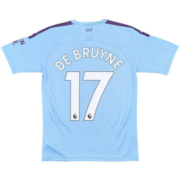 2019-20 Manchester City Away Shirt De Bruyne #17 - 8/10 - (XL)