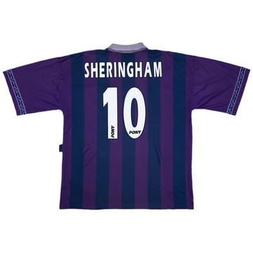 1994-95 Tottenham Away Shirt Sheringham #10 - 8/10 - (L)