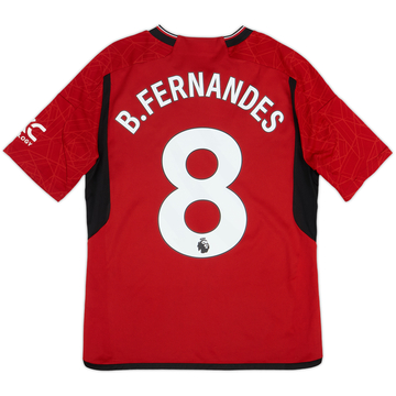Camiseta de local del Manchester United 2023-24 B.Fernandes #8 - 5/10 - (15-16 Años)