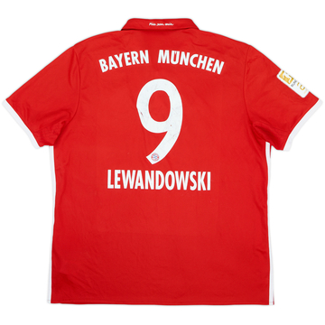 Camiseta de local del Bayern Munich 2016-17 Lewandowski #9 - 5/10 - (XL)