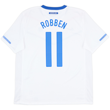 Camiseta de visitante de Netherlands 2010-11 Robben #11 - 8/10 - (S)