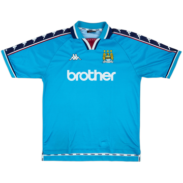 ウェア Manchester City 97/99  1997-99 Manchester City Home Shirt - 9/10 - (XL.Boys)