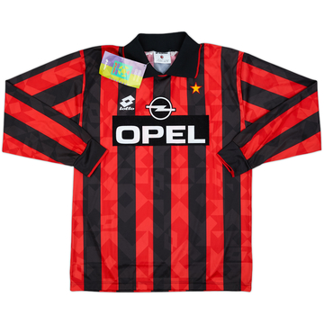 1994-95 AC Milan Home L/S Shirt - 9/10 - (L)