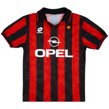 1993-94 AC Milan Home L/S Shirt - 8/10 - (M)