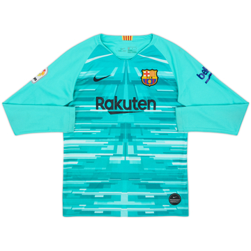 2009-10 Barcelona GK Shirt V.Valdes #1 - 6/10 - (L.Boys)