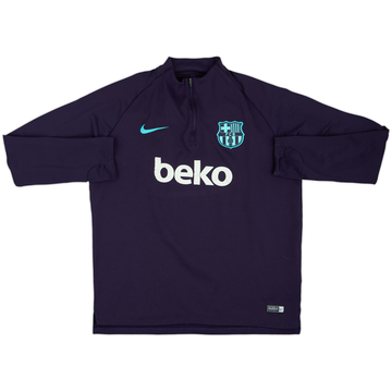 2019-20 Barcelona Nike 1/4 Zip Drill Top - 8/10 - (M)