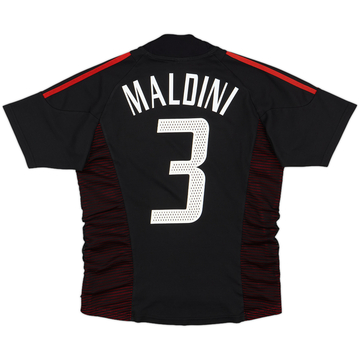 2000-02 AC Milan Home Shirt Maldini #3 - 8/10 - (L)