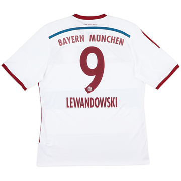 2014-15 Bayern Múnich Visitante Camiseta Lewandowski #9 - 8/10 - (L)