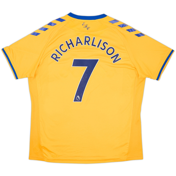 Camiseta de visitante del Everton 2020-21 Richarlison #7 - 9/10 - (XXL)
