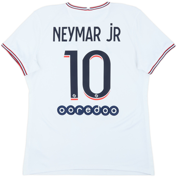 Camiseta de la cuarta equipación del Paris Saint-Germain 2021-22 Neymar Jr #10 - 8/10 - (Mujeres L)