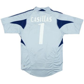 2004-05 Real Madrid 'Signed' GK Shirt Casillas #1 - 8/10 - (S)