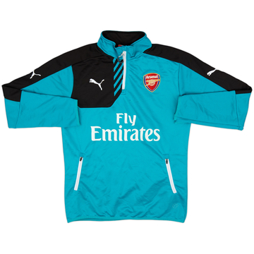 ウェア PUMA Arsenal 15-16 training fleece top 2015-16 Arsenal Puma 1/4 Zip Training Top - 8/10 - (S)