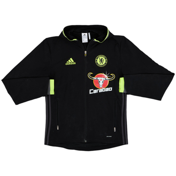 2016-17 Chelsea adidas Hooded Track Jacket - 8/10 - (S)