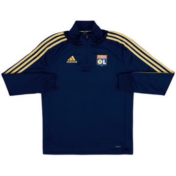 2019-20 Lyon adidas Top de perforación 1/4 Cremallera - 8/10 - (S)