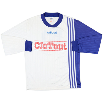 1990s adidas Camiseta de Manga Larga de Plantilla #10 - 6/10 - (M)