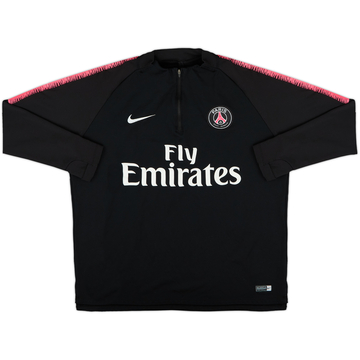 2018-19 Paris Saint-Germain Nike 1/4 Zip Drill Top - 6/10 - (L)