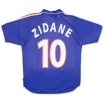 2000-02 France Home Shirt Zidane #10 - 6/10 - (S)