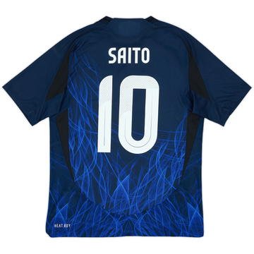 24/25 Y-3 サッカージャージ 背番号14 ITO 2024 Y-3 Adidas Japan Home Soccer Jersey Takefusa Kubo Men L Yohji