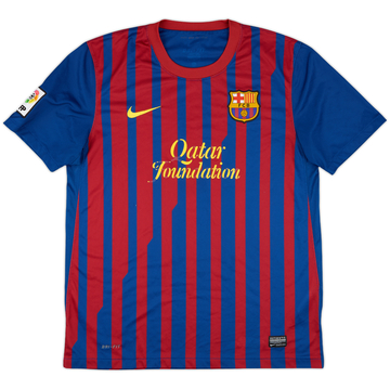 2011-12 Barcelona Home Shirt Pique #3 (L)