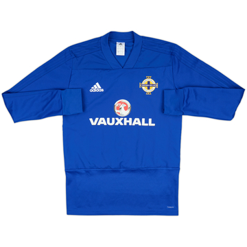 2017-18 Northern Ireland adidas Top de perforación - 10/10 - (S)