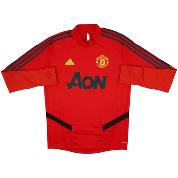 2019-20 Manchester United adidas Sweat Top - 9/10 - (M)