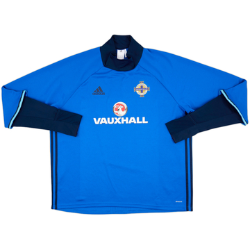2015-16 Northern Ireland adidas Top de perforación - 8/10 - (XXL)