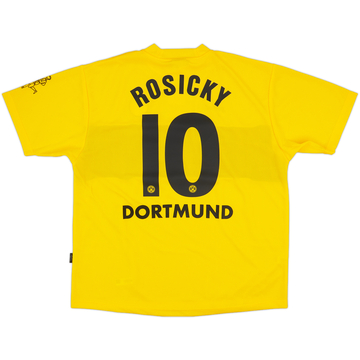2000-01 Borussia Dortmund Away L/S Shirt Rosicky #10 - 8/10