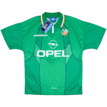 ウェア 95s IRELAND NATIONAL TEAM GAME SHIRTS 1994/95 IRELAND Vintage Umbro Home Football Shirt Jersey (L