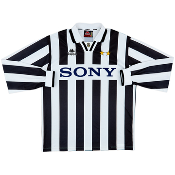 1995-97 Juventus Home L/S Shirt - 8/10 - (L)