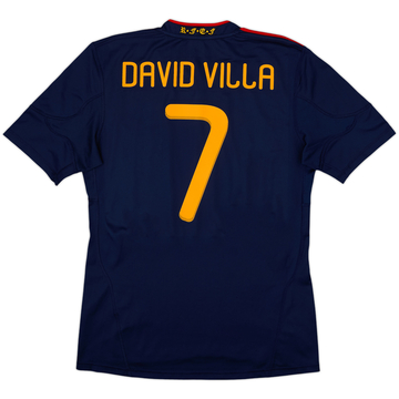 2010-11 Spain Away Shirt David Villa #7 - 6/10 - (L)