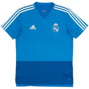 2018-19 Real Madrid adidas Entrenamiento Camiseta - 8/10 - (S)