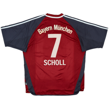1997-99 Bayern Munich Home Shirt Scholl #7 - 6/10 - (L)