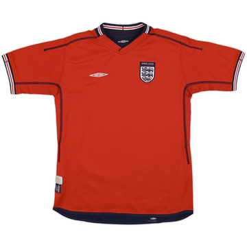 2002-04 England Away Shirt - 6/10 - (XL.Boys)