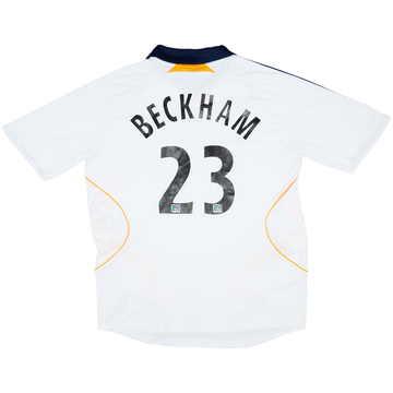2007-08 LA Galaxy Home Shirt Beckham #23 - 5/10 - (M)