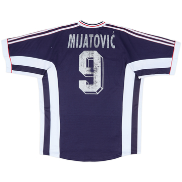 1998-99 Yugoslavia Home Shirt Mijatovic #9 - 7/10 - (M)