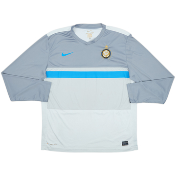 2011-12 Inter Milan Nike Player Issue Training L/S Shirt - 9/10 - (XL)