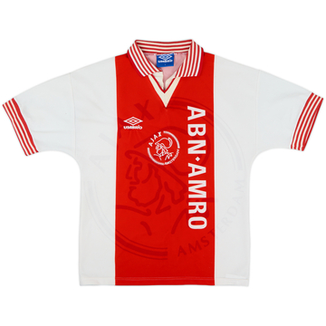 行列のできるレビュー商品、集めました。高評価アイテム Shirt Home Ajax 1995-96 - (Y) - 7/10 ウェア