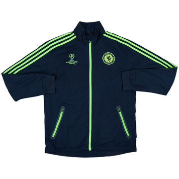 ジャス 2013-14 Chelsea adidas Hooded Track Jacket - 8/10 - (S)