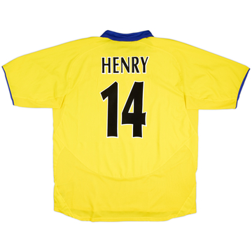 2003-05 Arsenal Camiseta de visitante Henry #14 - 9/10 - (XXL)