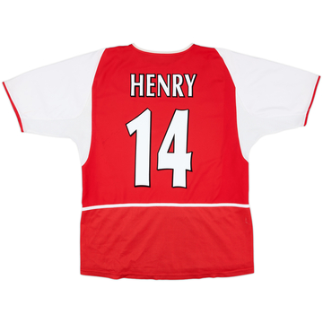 2002-04 Arsenal Home L/S Shirt Pires #7 - 8/10 - (XL)