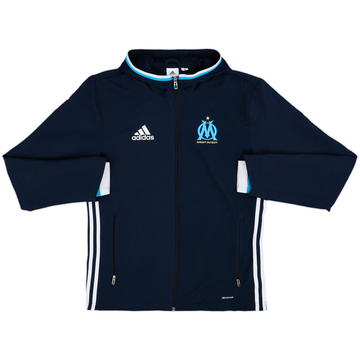 2017-18 Olympique Marseille adidas Hooded Track Jacket - 6