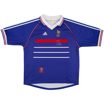 1998-00 France 'Pour Toi Zinedine Zidane' Home Shirt - 7/10 - (XL)