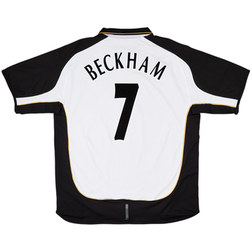 2001-02 Manchester United Centenary Away/Third Shirt Beckham #7 (XL)