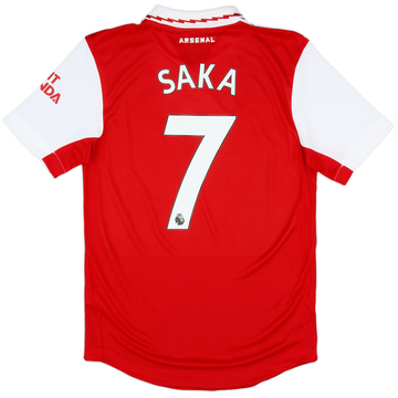 2022-23 Arsenal Home Shirt Saliba #12 - 7/10 - (S)